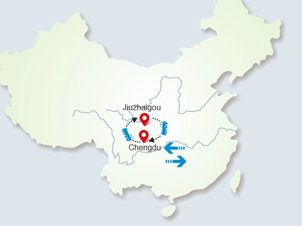 6 Days Chengdu to Jiuzhaigou Tour