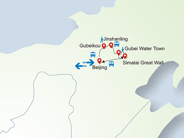2 Days Great Wall Trekking from Jinshanling to Simatai