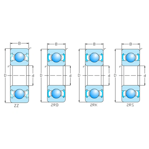 6304DDU Oil bearings NSK