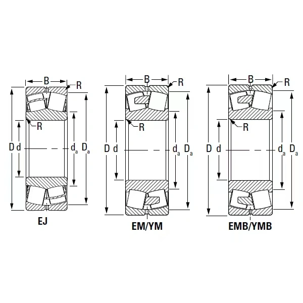 22316CJ Oil bearings TIMKEN