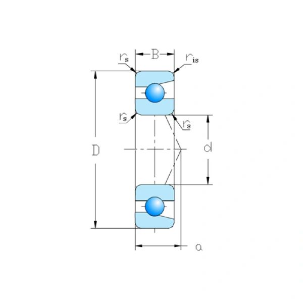 7017DF Oil bearings NTN