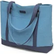 Canvas Laptop Tote Work Bag for Women