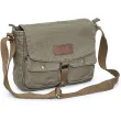 Canvas Messenger Bag - Vintage Crossbody Shoulder Bag