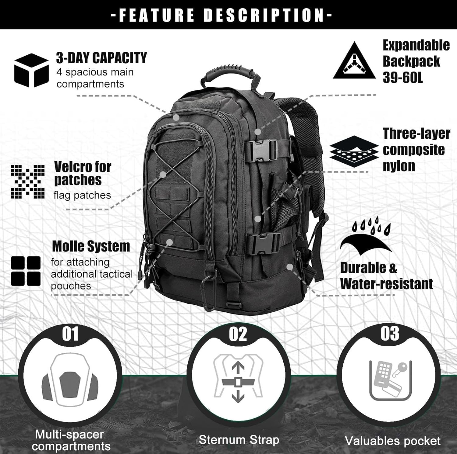 Tactical Backpack Factory | China Tactical backpack Manufacturers