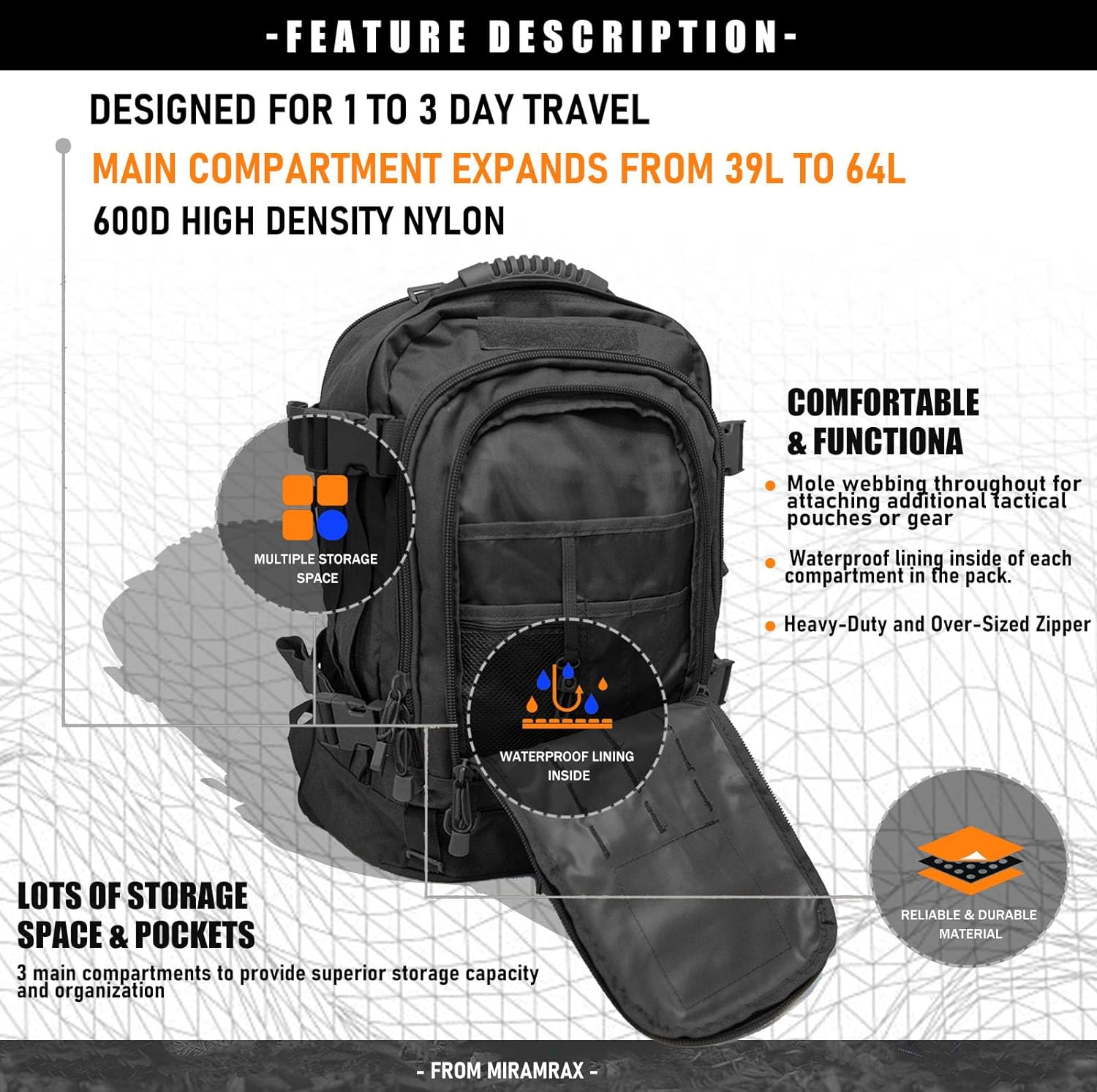 Tactical Backpack Factory | China Tactical backpack Manufacturers