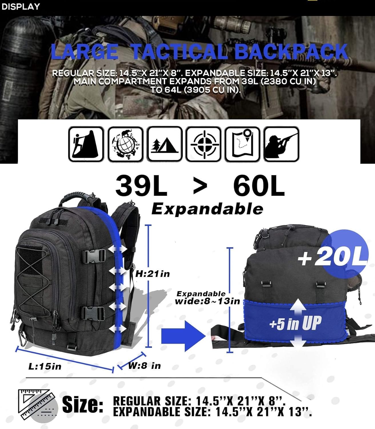 Tactical Backpack Factory | China Tactical backpack Manufacturers