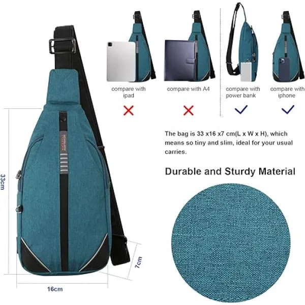 Anti-theft sling bag