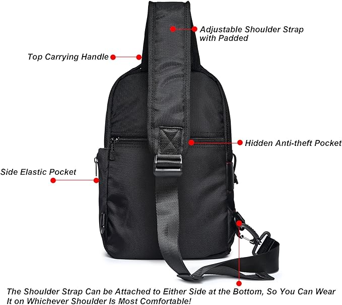 Sling Bags, Chest Shoulder Backpacks