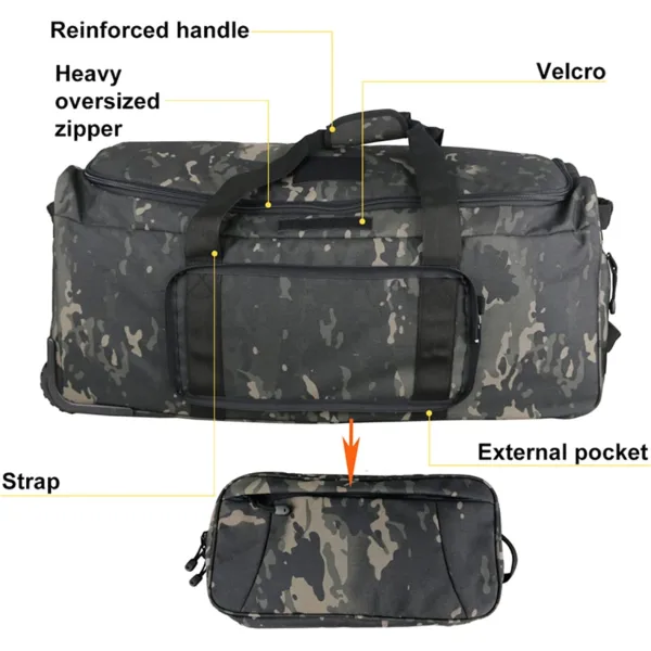 Tactical Duffel Trolley China Tactical Duffel Trolley Manufacturers