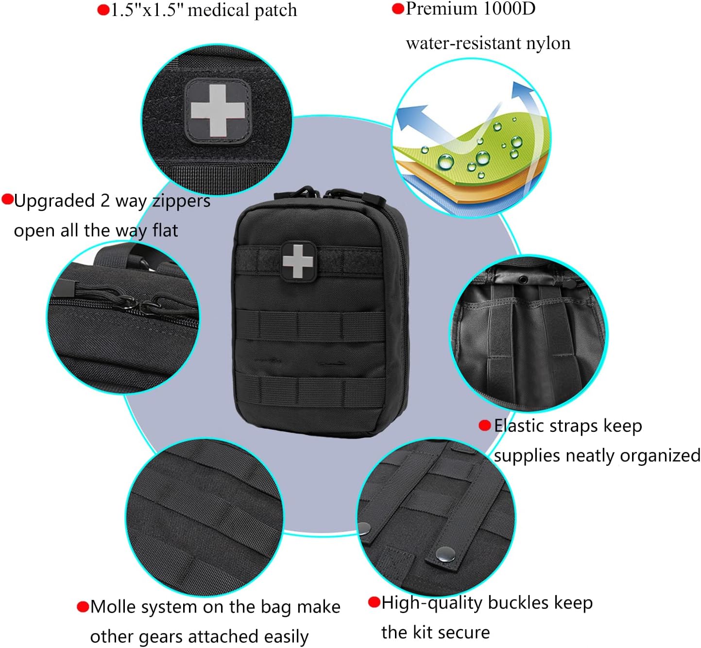 Tactical First Aid Kit factory China suppliers Manufacturers