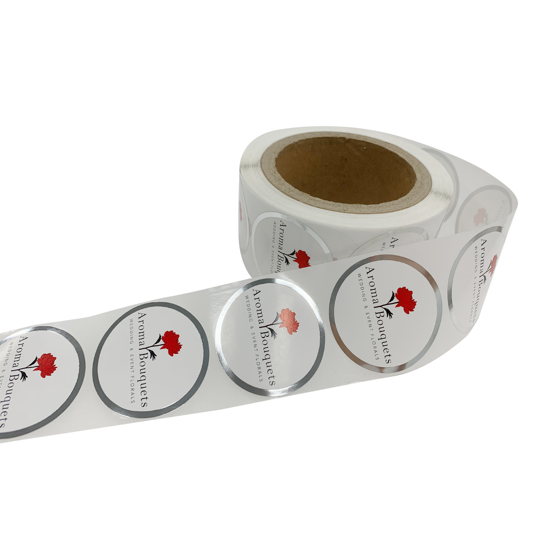 customize brand logo label stickers for product packaging and branding