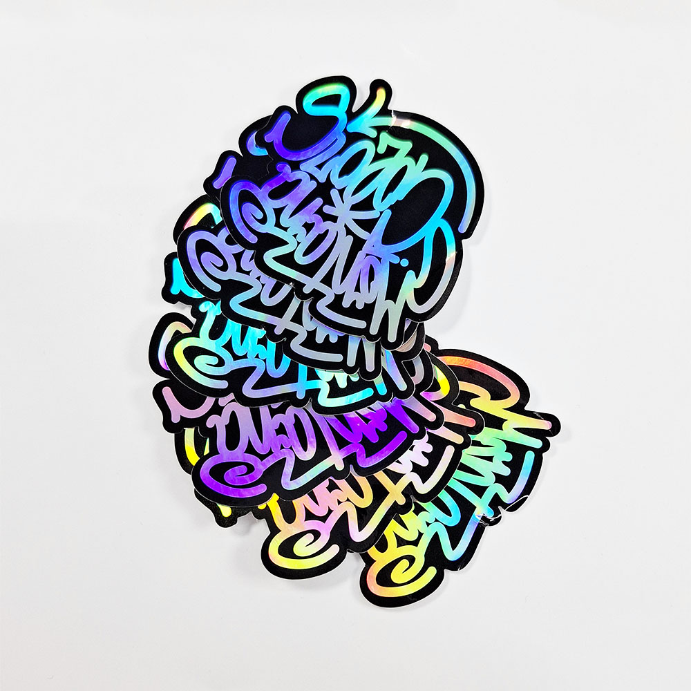Customized Personalized Cartoon Laser Holographic Sticker