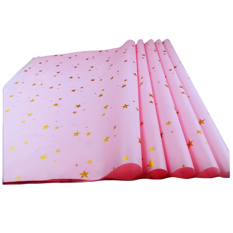 Logo Printing Tissue Paper Packaging Bouquet Wrapping Paper