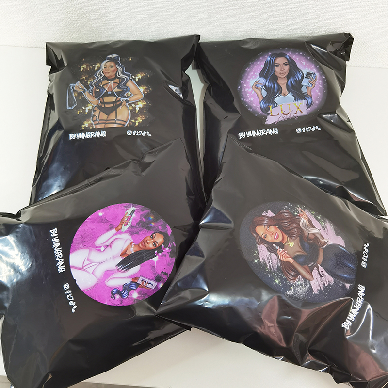strong adhesive Personalized courier mailing bag 4.72mil 