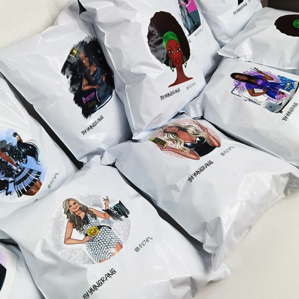 Best Sell envelope bag poly mailers mailling bag Printed Gradient